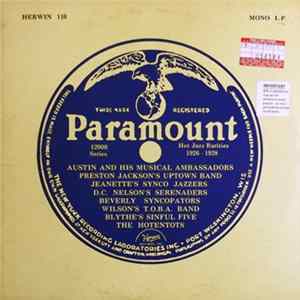 Various - Paramount Hot Jazz Rarities 1926-1928 Album