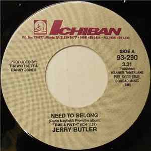 Jerry Butler - Need To Belong Album