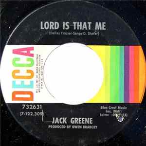 Jack Greene - Lord Is That Me Album
