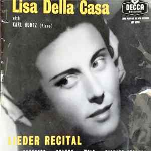 Lisa Della Casa, Karl Hudez - Lieder Recital Album