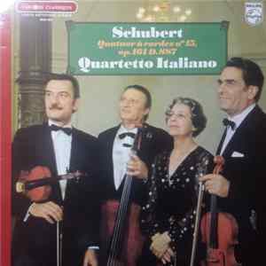 Schubert - Quartetto Italiano - Quatuor à Cordes N°15 Op.161 D.887 Album