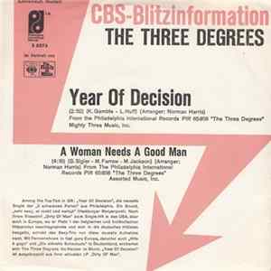 The Three Degrees - Year Of Decision Album