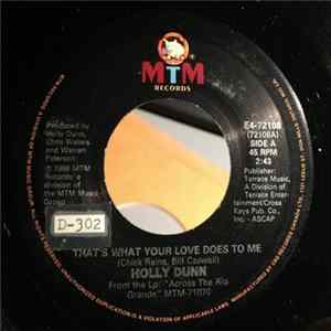 Holly Dunn - That's What Your Love Does To Me Album