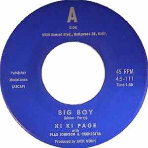 Ki Ki Page With Plas Johnson & Orchestra - Big Boy Album