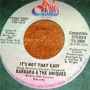 Barbara & The Uniques - It's Not That Easy / Prize Possession Album