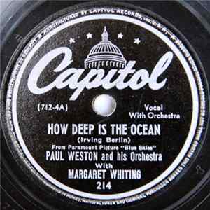 Paul Weston And His Orchestra With Margaret Whiting - How Deep Is The Ocean / It Might As Well Be Spring Album