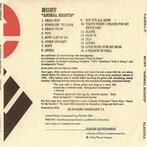 Moby - Animal Rights Album