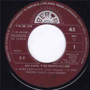 Salgado Y Su Grupo Decimo - Alfa Centauro Album