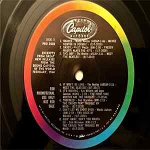 Various - Excerpts From Great New Releases From The Sound Capitol Of The World February, 1964 Album
