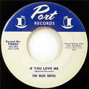 The Blue Notes - If You Love Me Album