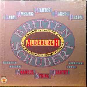 Britten, Schubert - Highlights From The 1977 Aldeburgh Autumn Chamber Music Festival Album