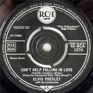 Elvis Presley With The Jordanaires - Can't Help Falling In Love Album