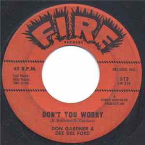 Don Gardner And Dee Dee Ford - Don't You Worry / I'm Coming Home To Stay Album