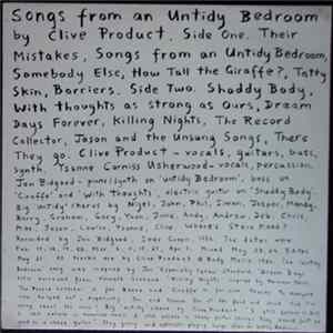 Clive Product - Songs From An Untidy Bedroom Album