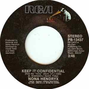 Nona Hendryx - Keep It Confidential Album