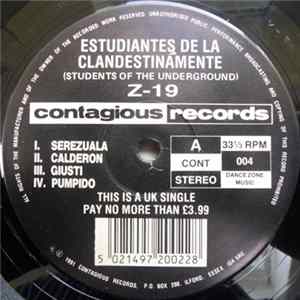 Estudiantes De La Clandestinamente (Students Of The Underground) - Z-19 Album