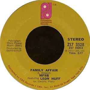 MFSB - Family Affair / Lay In Low Album