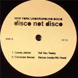 Various - Disco Not Disco Album