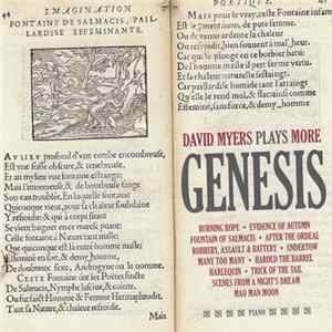 David Myers - David Myers Plays More Genesis Album
