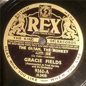 Gracie Fields - The Organ, The Monkey And Me / Gipsy Lullaby Album