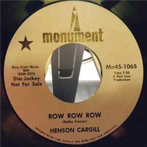 Henson Cargill - Row Row Row Album