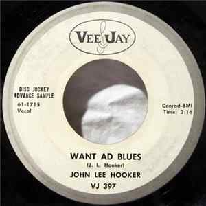 John Lee Hooker - Want Ad Blues Album