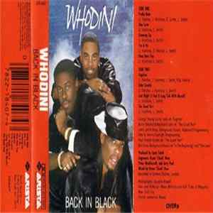 Whodini - Back In Black Album