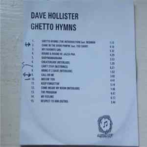 Dave Hollister - Ghetto Hymns Album