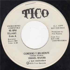 Ismael Rivera Y Sus Cachimbos - Cordero Y Belmonte Album