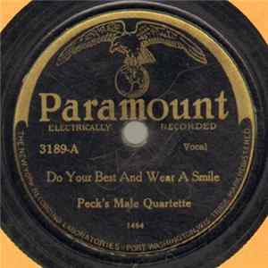 Peck’s Male Quartette - Do Your Best And Wear A Smile / Eternity Album