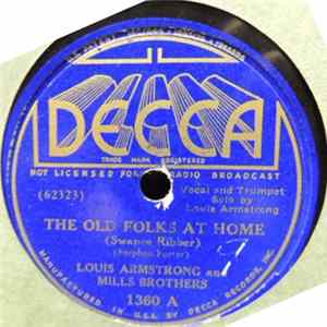 Louis Armstrong, Mills Brothers - The Old Folks At Home / 'Long About Midnight Album