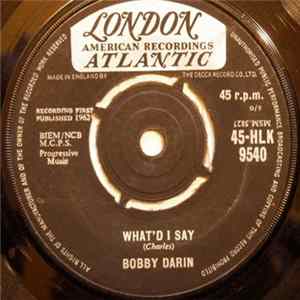 Bobby Darin - What'd I Say Album