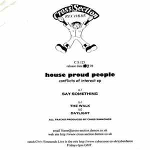 House Proud People - Conflicts Of Interest EP Album