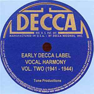 Various - Early Decca Label Vocal Harmony Vol. Two (1935-1941) Album