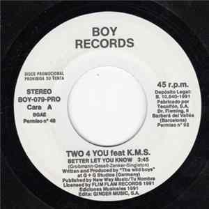 Two 4 You - Better Let You Know Album