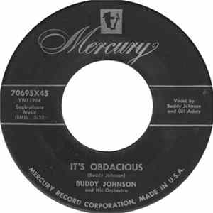 Buddy Johnson And His Orchestra - It's Obdacious Album