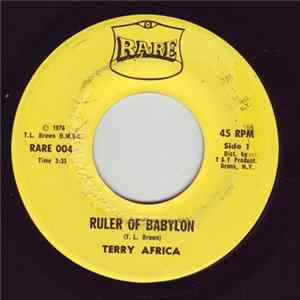 Terry Africa - Ruler Of Babylon Album