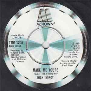 High Inergy - Make Me Yours Album