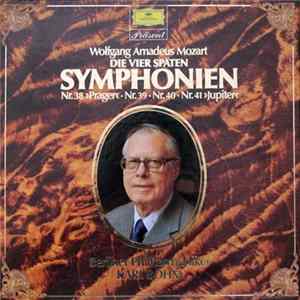 Wolfgang Amadeus Mozart - Berliner Philharmoniker, Karl Böhm - Die Vier Späten Symphonien Nr 38 Prager, Nr. 39, Nr.40, Nr. 41 Jupiter Album