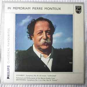 The Concertgebouw Orchestra, Amsterdam conducted by Pierre Monteux - In Memoriam Pierre Monteux Album