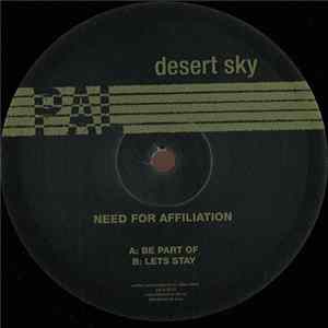 Desert Sky - Need For Affiliation Album