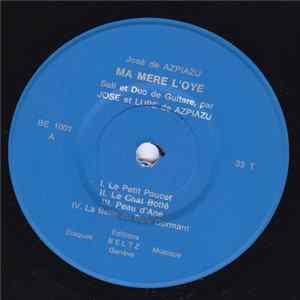 José De Azpiazu Et Lupe De Azpiazu - Ma Mére L'Oye Album