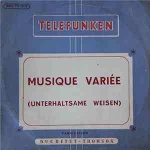 Various - Musique Variée (Unterhaltsame Weisen) Album